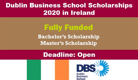 Dublin Business School Scholarships 2020 in Ireland - Bright Scholarship