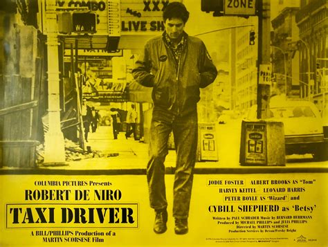 Original Taxi Driver Movie Poster - Robert De Niro - Martin Scorsese