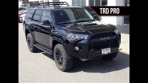 Toyota 4Runner TRD Pro Midnight Black - YouTube