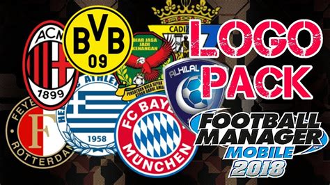 [FMM18] DOWNLOAD LOGO PACK FREE • FOOTBALL MANAGER MOBILE 2018 • [FMM18 ...