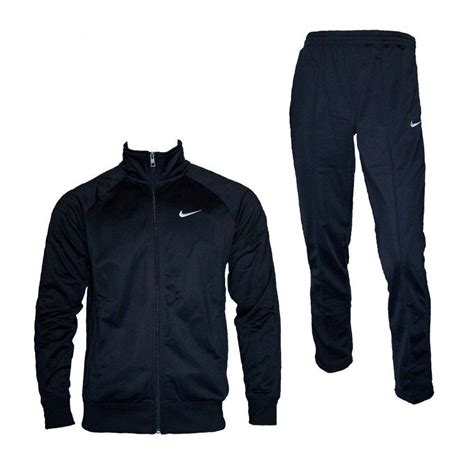 Amazon.com: Nike Mens Tracksuit Classic Warm Up Jog Suit Black Size XXL ...