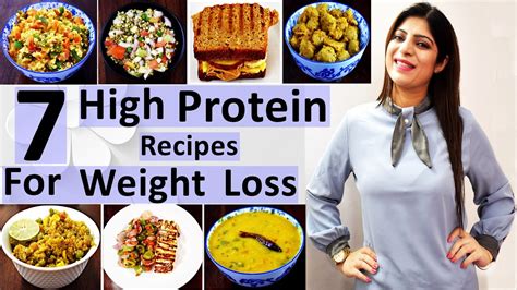 7 High Protein Recipes For Weight Loss For a Week In Hindi | Pure ...