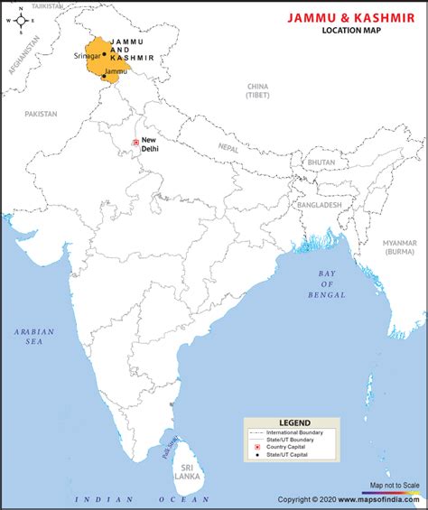 Jammu And Kashmir Map India – Get Map Update