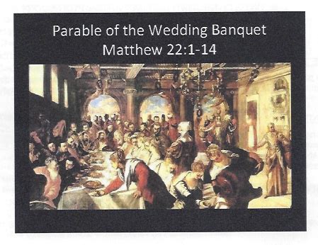 The Parable of The Wedding Feast - Sermon - October 24, 2021 - Christ ...