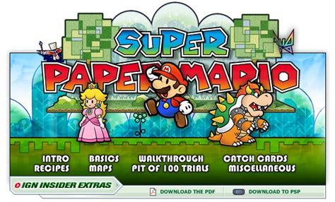 Super Paper Mario Walkthrough | Paper mario, Game guide, Paper mario wii