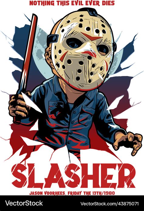 Slasher Royalty Free Vector Image - VectorStock