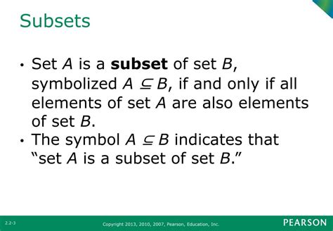 PPT - Section 2.2 Subsets PowerPoint Presentation, free download - ID ...