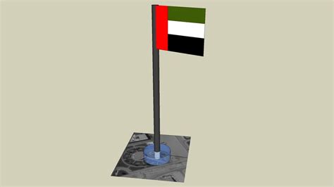 a big UAE flag | 3D Warehouse