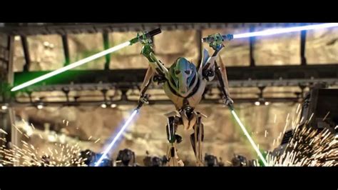 Star Wars General Grievous lightsabers spinning sound effect - YouTube