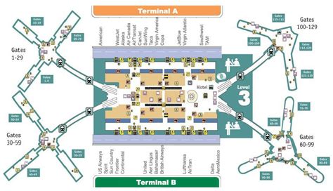 Mco Orlando Airport Map - Tourist Map Of English