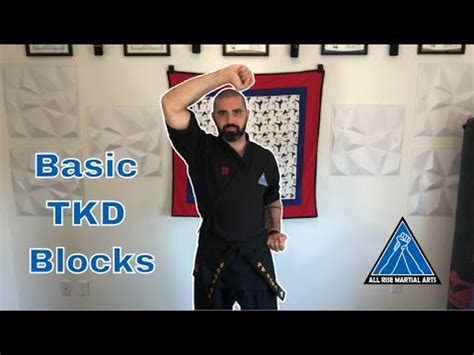 How to do Basic Taekwondo Blocks - YouTube