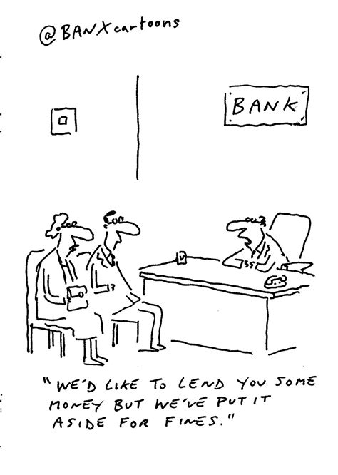 Banking Cartoon | Funny Illustration