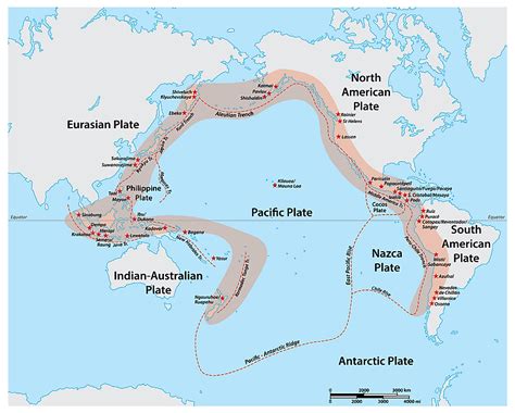 Names Of Volcanoes In The Ring Of Fire