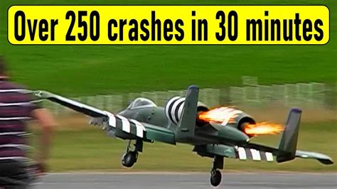 250 RC plane crashes in 30 minutes - YouTube