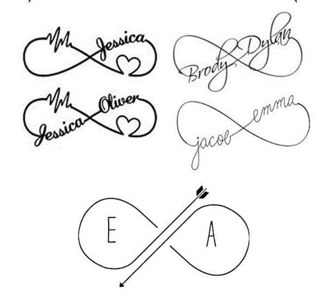 80+ Best Designs Infinity Tattoos Symbols and their meanings | Infinity ...