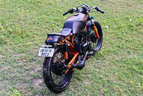 Yamaha RX135 'Pardus' Modified - Iron Soul Machines Punjab - ModifiedX