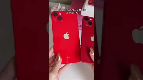 Product RED iPhone 14 VS iPhone 13! - YouTube