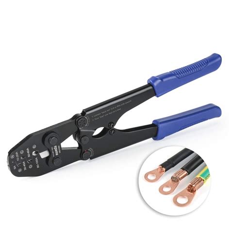 Buy iCrimp Battery Cable Lug Crimping Tool for Open Barrel Lug,Lead ...