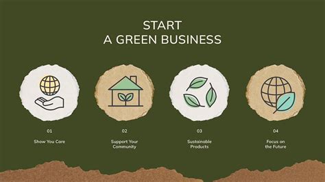 Green business PowerPoint editable template, | Premium PSD Template ...