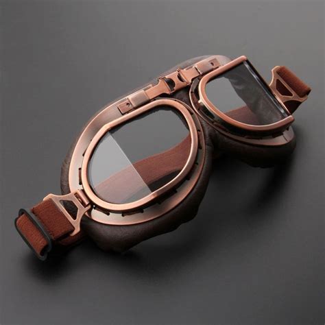 Retro Steampunk Motorcycle Goggles - Blue in 2021 | Steampunk ...