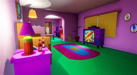 ArtStation - Simpsons Living Room