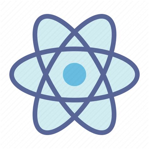 React native, reactjs, javascript, react, atom, atomic, library icon ...