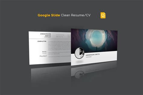 Google Slide Clean Resume/CV | Resume Templates ~ Creative Market