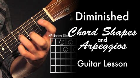 Diminished Arpeggios & Chords • Garret's Guitar Lessons