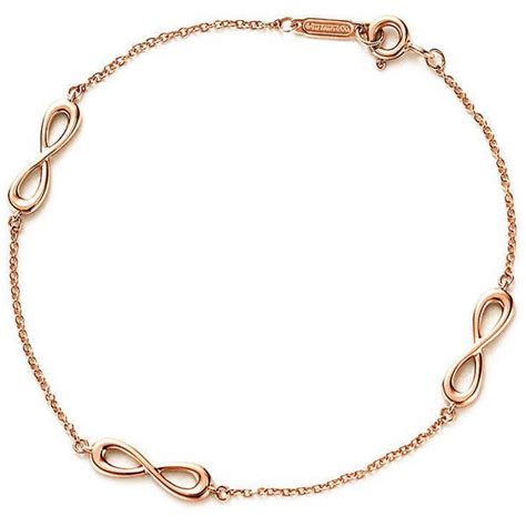 Tiffany Infinity Endless Bracelet ($500) liked on Polyvore Pink Gold ...