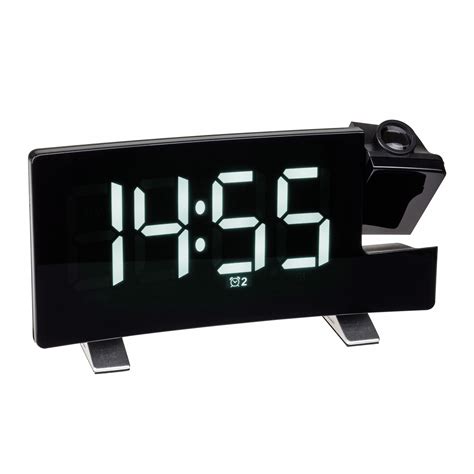 Projection alarm clock radio with USB charging function | TFA Dostmann