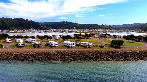 Winchester Bay RV Resort at Salmon Harbor Marina • Oregon Coast