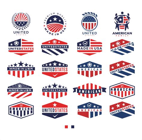 American Flag Logos