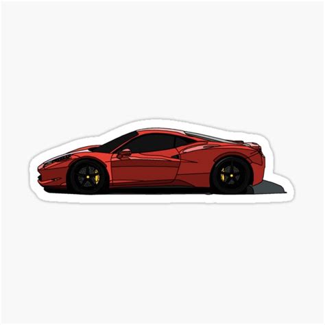 Ferrari Stickers | Redbubble