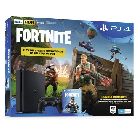 PlayStation 4 Slim 500GB Fortnite Battle Royale Bundle - Black | BIG W