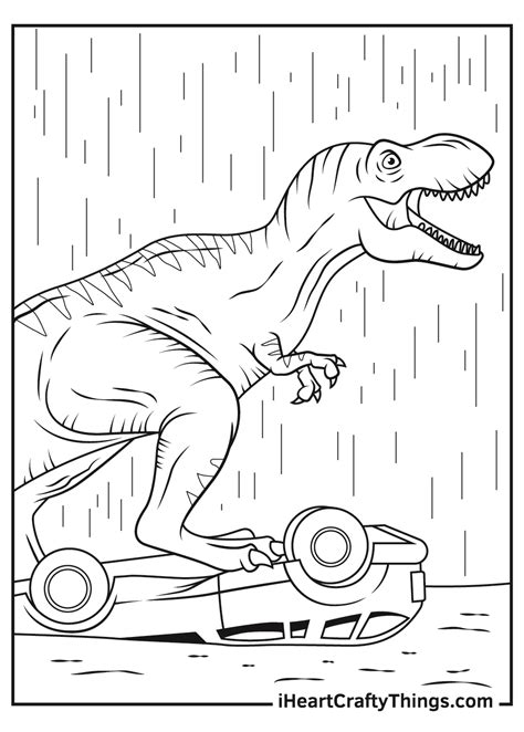 Free Jurassic World Coloring Pages