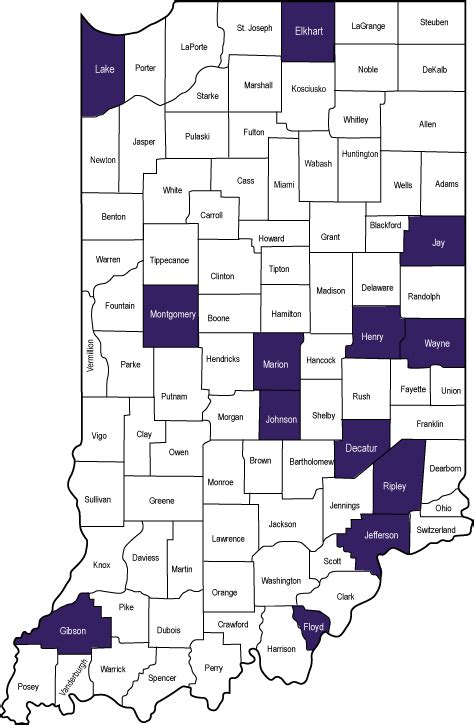 IHB: Map of Indiana Underground Railroad and Context Markers