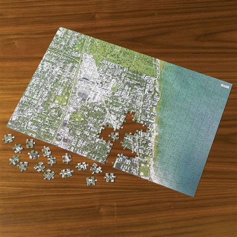 The Personalized Satellite Map Jigsaw Puzzle - Hammacher Schlemmer ...