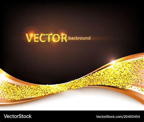 Gold abstract elegant background Royalty Free Vector Image