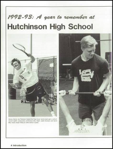 Explore 1993 Hutchinson High School Yearbook, Hutchinson MN - Classmates