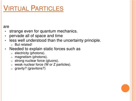 PPT - Virtual Particles PowerPoint Presentation, free download - ID:1391156