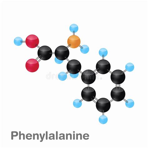 Molecular Omposition and Structure of Phenylalanine, Phe, Best for ...