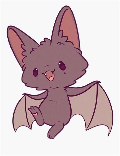 Transparent Cute Bat Png - Cute Kawaii Bat Drawing , Free Transparent ...