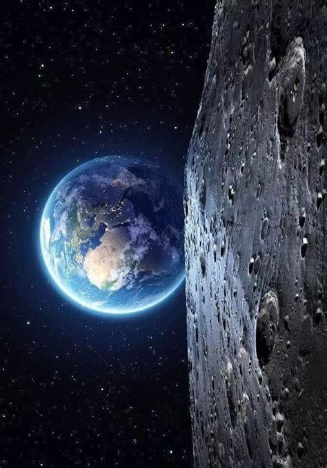 Une vue de la Terre 🌎 depuis la Lune 🌕 prise par la NASA. | Wallpaper ...