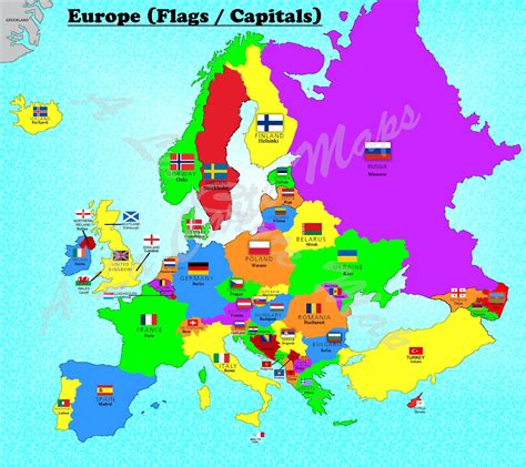 Political Map Of Europe With Capitals Discounted Buy | www.audelancelin.com