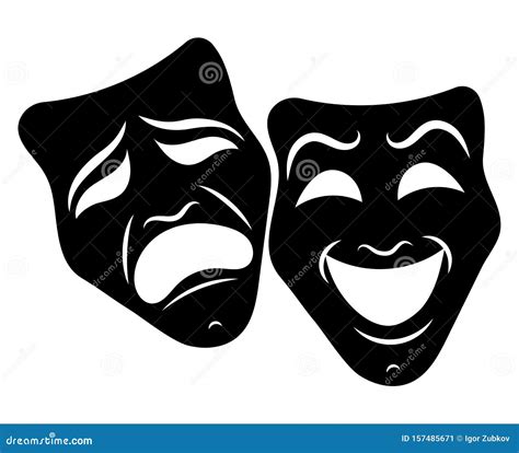 Theatre Faces Clipart