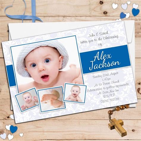 Unique personalised Christening & Baptism Invitations to capture the ...