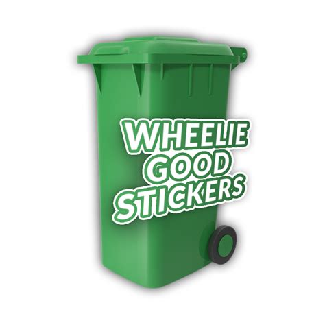 Wheelie Bin Stickers - Numbers Only - Wheelie Good Stickers