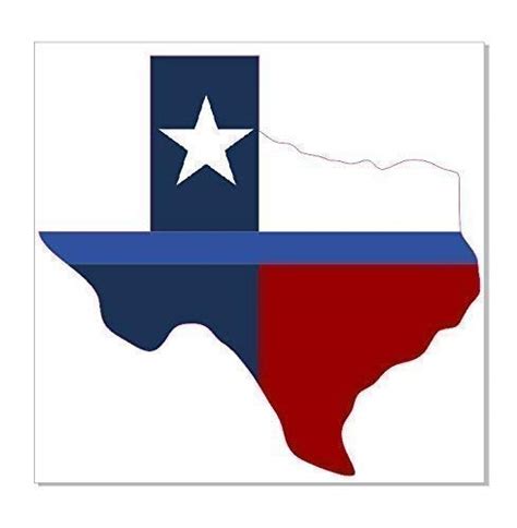 Amazon.com: Texas flag with Thin Blue Line, TEXAS Shaped: Handmade