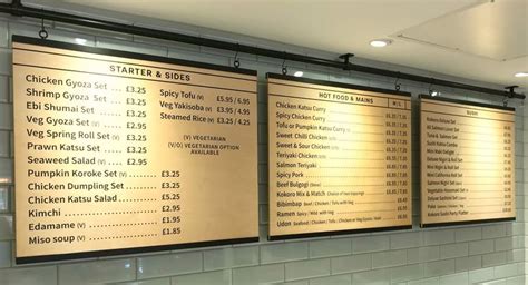 Menu Boards, Illuminated Menus, Menu Signs for restaurants & cafes UK ...