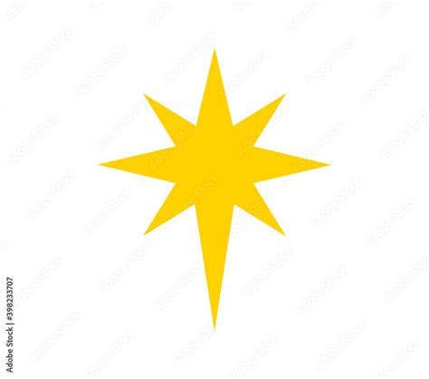 Christmas star of Bethlehem symbol. Stock Vector | Adobe Stock